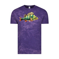 Cloud Purple Perch Fish Vintage Tee - LillyAllenDesigns