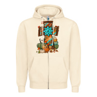 Sandshell fall cross Zipper Hoodie - BundleAndBundleShop