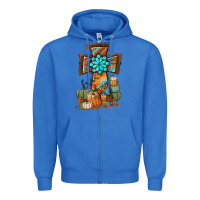 True Royal fall cross Zipper Hoodie - BundleAndBundleShop