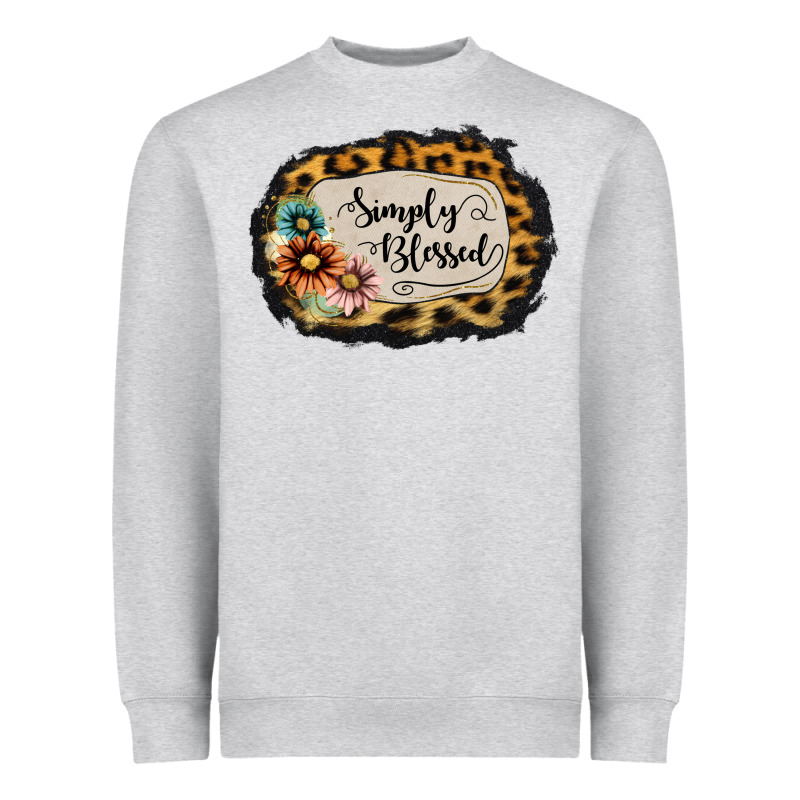 Simply Blessed Heavyweight Sweatshirt by Jasminsmagicworld | Teevron