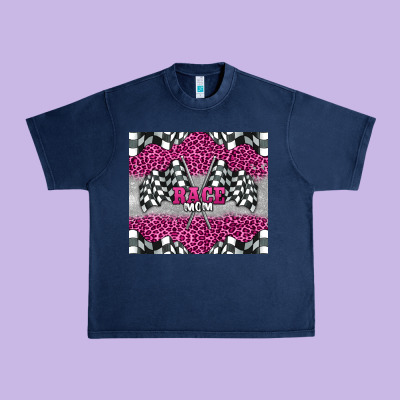 Race Mom Urban Heavy Tee Designed By Barkaloodesign