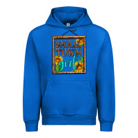Cobalt small town girl olivia Urban Hoodie - OliviaCreatesArt