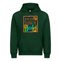 Forest Green small town girl olivia Urban Hoodie - OliviaCreatesArt