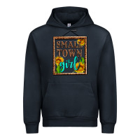 Navy small town girl olivia Urban Hoodie - OliviaCreatesArt