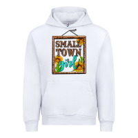 White small town girl olivia Urban Hoodie - OliviaCreatesArt