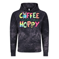 Cloud Black coffee makes me hoppy easter Vintage Hoodie - Jasminsmagicworld
