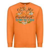 Carrot First My Mother Forever My Friend with Daisies Premium Sweatshirt - texasbilliewilder