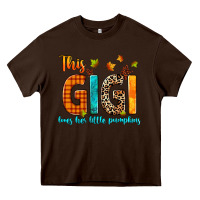 Chocolate Brown this gigi loves her little pumpkins Heavy Core Tee - texasbilliewilder