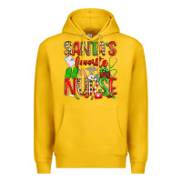 Lemon santa's favorite nurse Premium Hoodie - texasbilliewilder