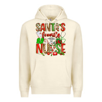 Sandshell santa's favorite nurse Premium Hoodie - texasbilliewilder