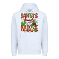 White santa's favorite nurse Premium Hoodie - texasbilliewilder