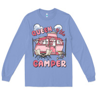 Colony Blue queen of the camper Long Sleeve Tee - MaliasSmallBusiness