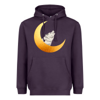 Plum Howling Wolf Heavyweight Hoodie - Bettercallsaul