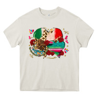 Cream mexican hearts Heavy Core Tee - CTS Tumbler Store