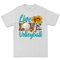 Dove Grey live love volleyball Premium Tee - HRA Design Shop