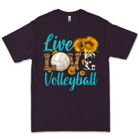 Plum live love volleyball Premium Tee - HRA Design Shop