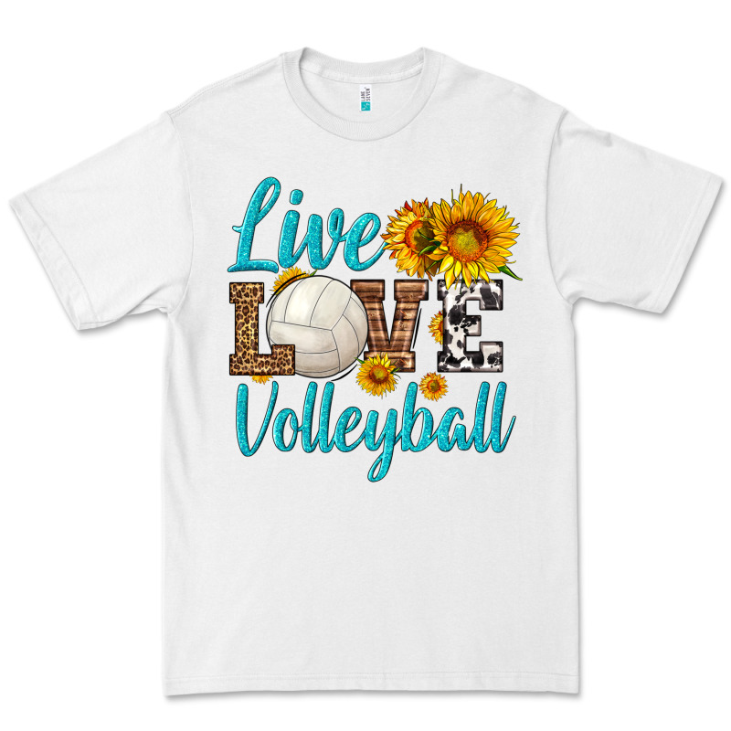 Live Love Volleyball Premium Tee by HRA Design Shop | Teevron
