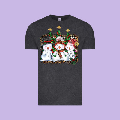 Christmas Snowman Vintage Tee Designed By Adodesignshop