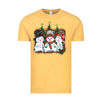 Vintage Mustard christmas snowman Vintage Tee - AdoDesignShop