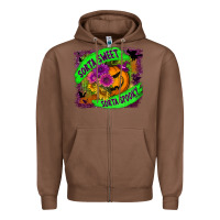 Chestnut sorta sweet spooky Zipper Hoodie - BundleAndBundleShop