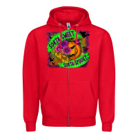 Red sorta sweet spooky Zipper Hoodie - BundleAndBundleShop