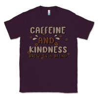 Plum caffeine & kindness Classic Tee - MaliasSmallBusiness