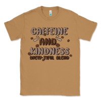 Toasted Coconut caffeine & kindness Classic Tee - MaliasSmallBusiness
