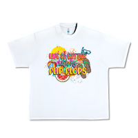 White Life is better with my flip flops Urban Heavy Tee - NancyCooperArtShop