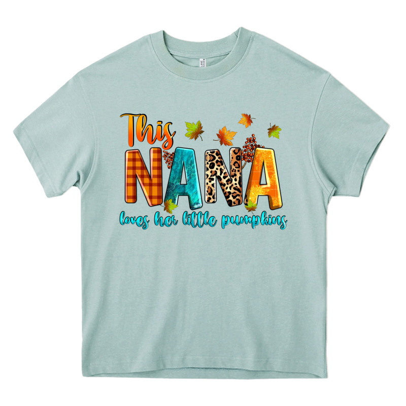 This Nana Loves Her Little Pumpkins Heavy Core Tee by texasbilliewilder | Teevron
