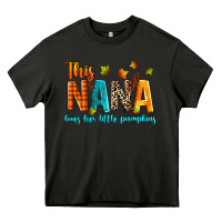 Asphalt this nana loves her little pumpkins Heavy Core Tee - texasbilliewilder