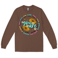 Chestnut you are inspiration Long Sleeve Tee - MaliasSmallBusiness