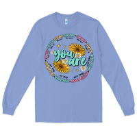 Colony Blue you are inspiration Long Sleeve Tee - MaliasSmallBusiness