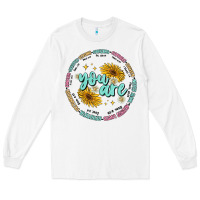White you are inspiration Long Sleeve Tee - MaliasSmallBusiness