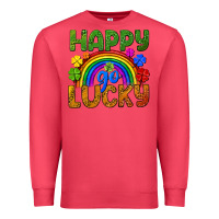 Cardinal Happy go lucky LGBTQ+ Premium Sweatshirt - NancyCooperArtShop