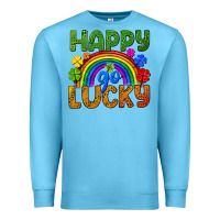 Ocean Blue Happy go lucky LGBTQ+ Premium Sweatshirt - NancyCooperArtShop
