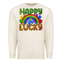 Sandshell Happy go lucky LGBTQ+ Premium Sweatshirt - NancyCooperArtShop