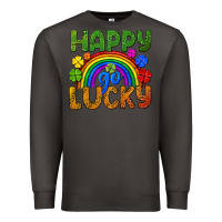 Smoke Happy go lucky LGBTQ+ Premium Sweatshirt - NancyCooperArtShop