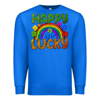 True Royal Happy go lucky LGBTQ+ Premium Sweatshirt - NancyCooperArtShop