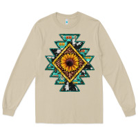 Mushroom aztec leopard sunflower Long Sleeve Tee - JahusDesignShop