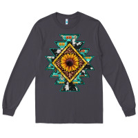 Smoke aztec leopard sunflower Long Sleeve Tee - JahusDesignShop