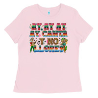 Bubblegum Pink Ay Ay Ay Ay Canta y No Llores Ladies Tee - texasbilliewilder