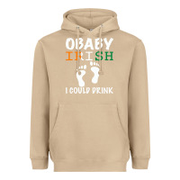 Mushroom O' Baby Irish I Could Drink Heavyweight Hoodie - Bettercallsaul