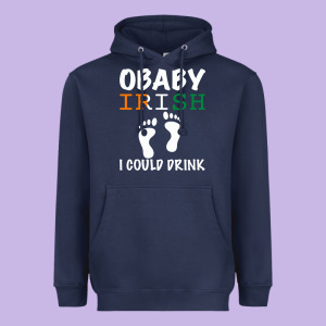 O' Baby Irish I Could Drink Heavyweight Hoodie Designed By Bettercallsaul