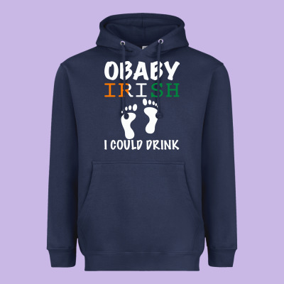 O' Baby Irish I Could Drink Heavyweight Hoodie Designed By Bettercallsaul