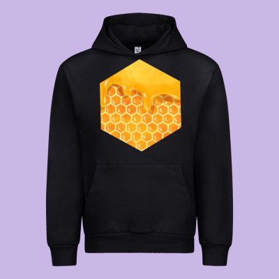 Honeycomb Fa Element Urban Hoodie Designed By Fadigitalartstudio