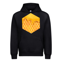 Black honeycomb fa element Urban Hoodie - FaDigitalArtStudio