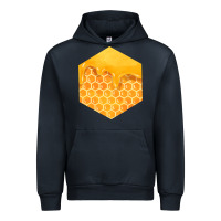 Navy honeycomb fa element Urban Hoodie - FaDigitalArtStudio