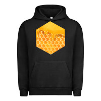 Pigment Black honeycomb fa element Urban Hoodie - FaDigitalArtStudio