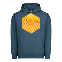 Pigment Midnight Navy honeycomb fa element Urban Hoodie - FaDigitalArtStudio