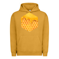 Pigment Peanut Butter honeycomb fa element Urban Hoodie - FaDigitalArtStudio